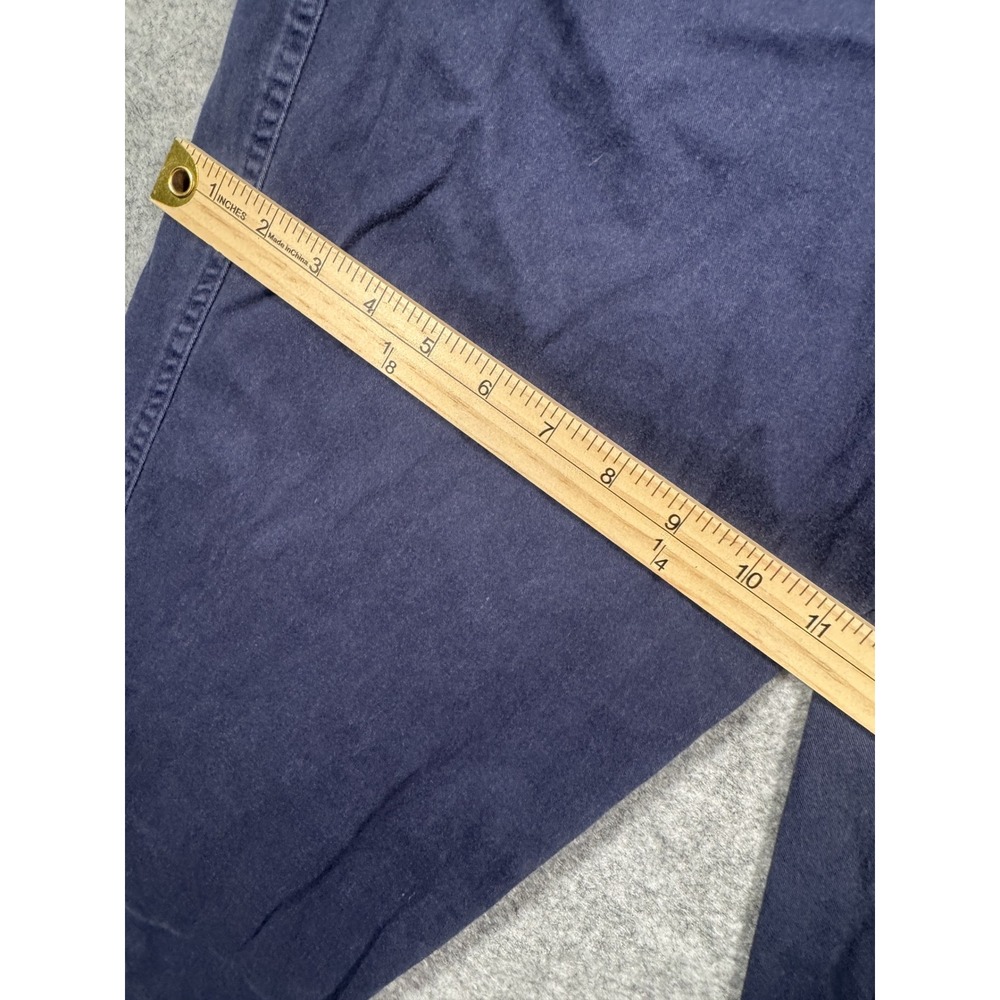 Hillard & Hanson Capri Pants 16 Navy Blue Stretch Cotton Blend - Picture 4 of 9